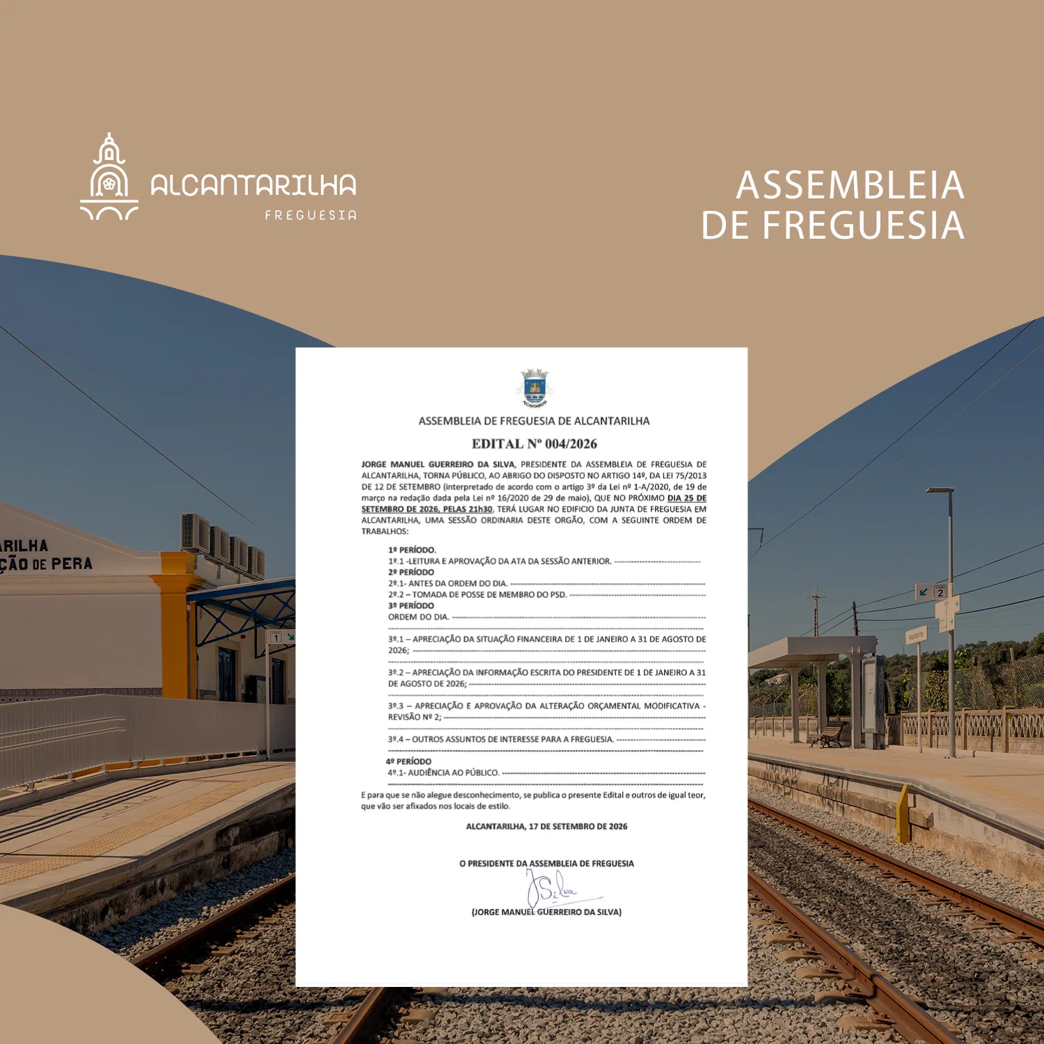 Assembleia de Freguesia de Alcantarilha